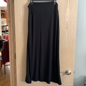 Faded Glory Black Maxi Skirt